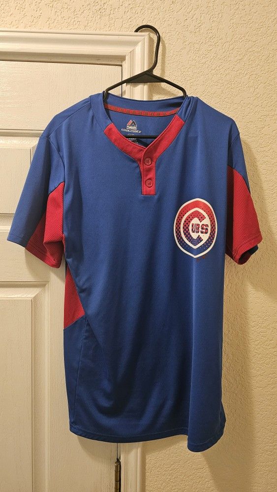 Cubs MLB Majestic Cool Base Men’s Medium Jersey Used Like New