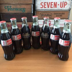 Coca-Cola Vintage Glass Bottles (Olympics)