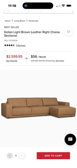 Leather Sofa excellent condition