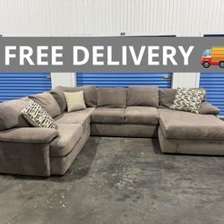 Large Gray sectional Free Delivery 