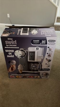 Ninja CREAMi Scoop & Swirl Soft Serve Ice Cream Machine