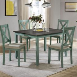 Pastel Green Dining Room Table
