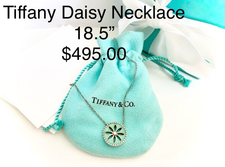 Tiffany & Co Daisy Pendant Necklace 