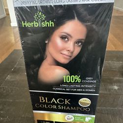 Black Color Shampoo Hair Dye
