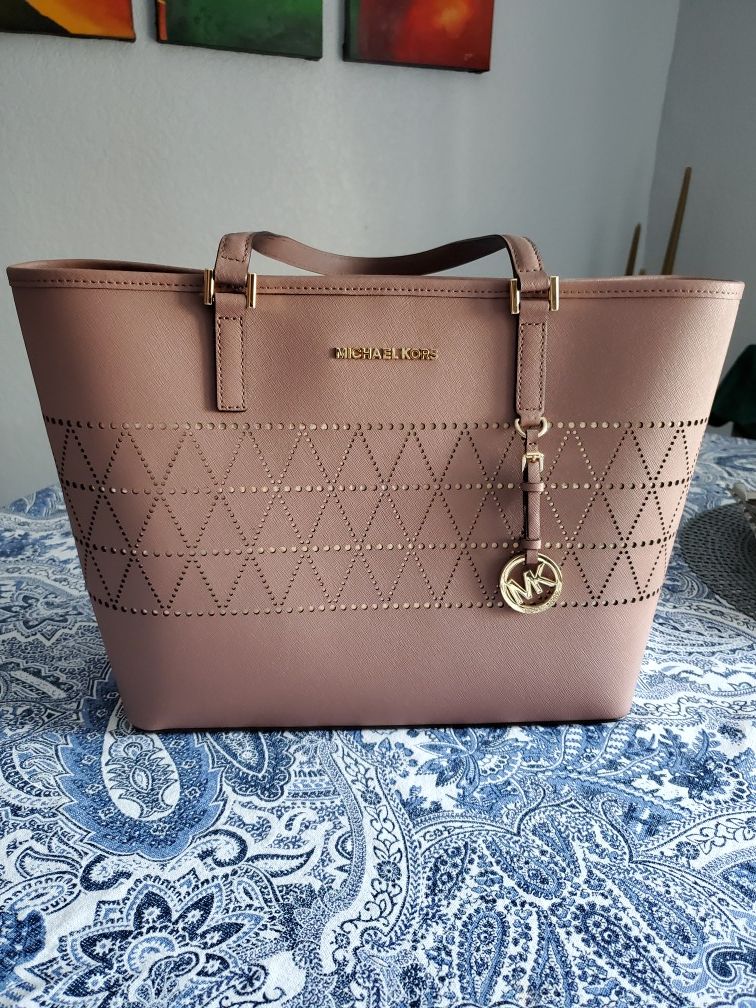 Michael kors nude purse sale