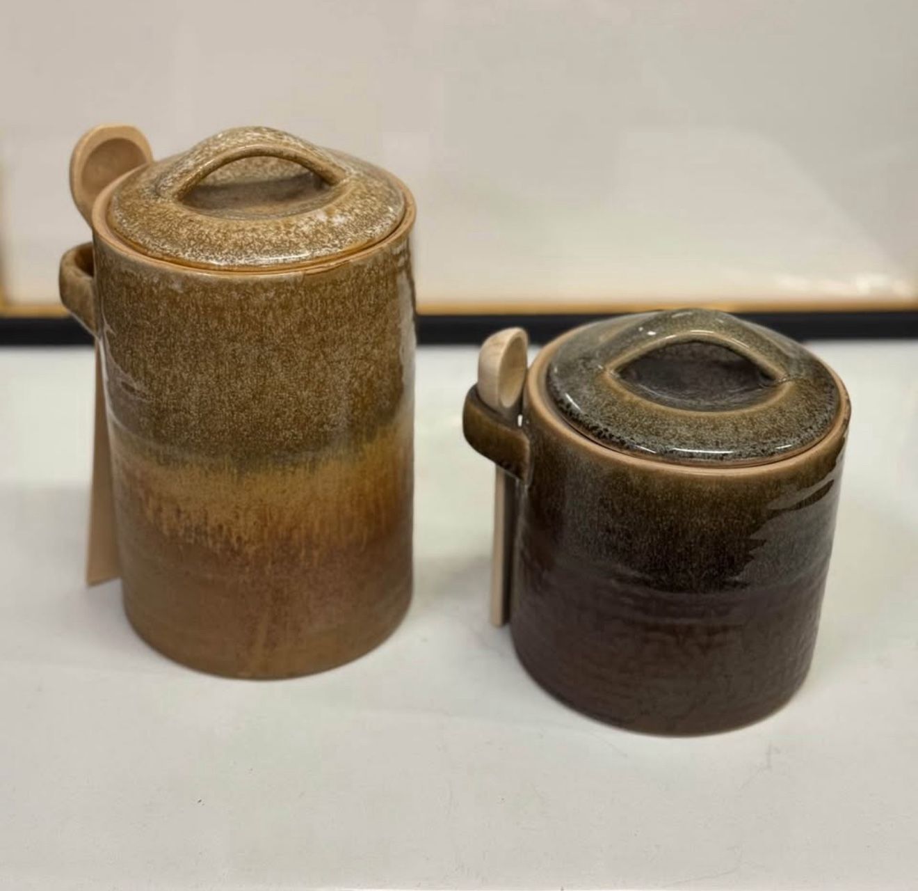 Pottery Canister Set