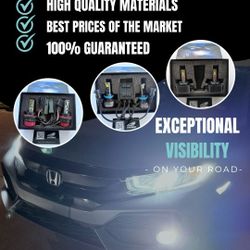 LED Headlights: H11, 9005, 9006, H7, H4, 9007, H1, D1S, D2S and MORE/ most models for most cars.