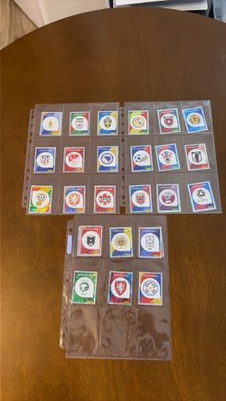 2026 Panini World Cup Stickers - 21 +Team Logo Foil Badge Lot
