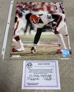 Al “Bubba” Baker Cleveland Browns Signed 8x10 Photo With COA
