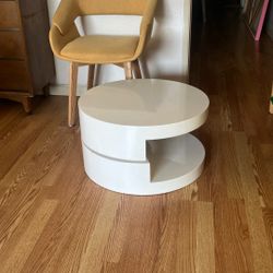 Post Modern swivel coffee table