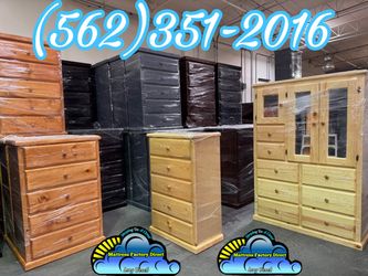 Five drawer dresser pinewood cajonera cómoda mueble nuevo