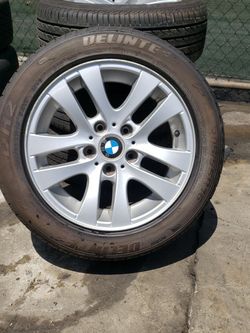 BMW SET OF WHEELS AND TIRES