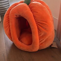 Brand New Pumpkin Cat Bed 
