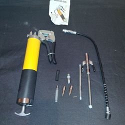 New Grease Gun with Various Tips