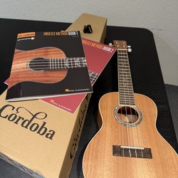 Ukulele Start-Up Package Cordoba 15CM Concert Ukulele Natural