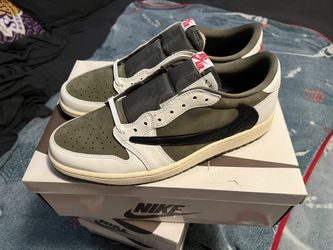 nike air jordan 1 travis scott medium olive