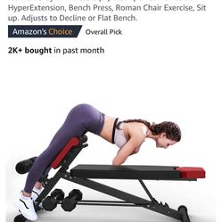 Finer Form Multi-Functional Weight Bench for Full All-in-One Body Workout