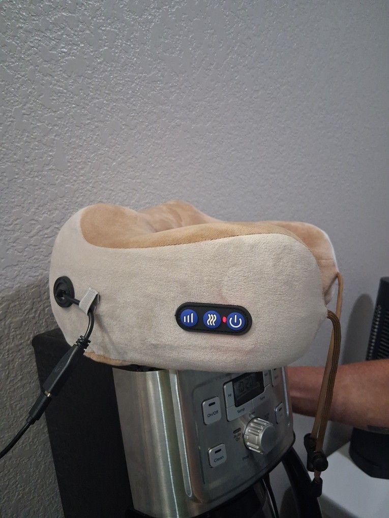 U-Shaped Heat Neck Massager Travel Buddy