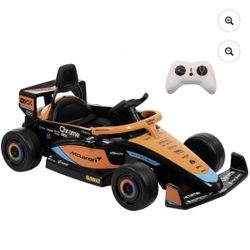 I Huffy 12V McLaren Formula 1 Kids Ride-On Car with Remote Control, Ages 3–5, Black - One Unit