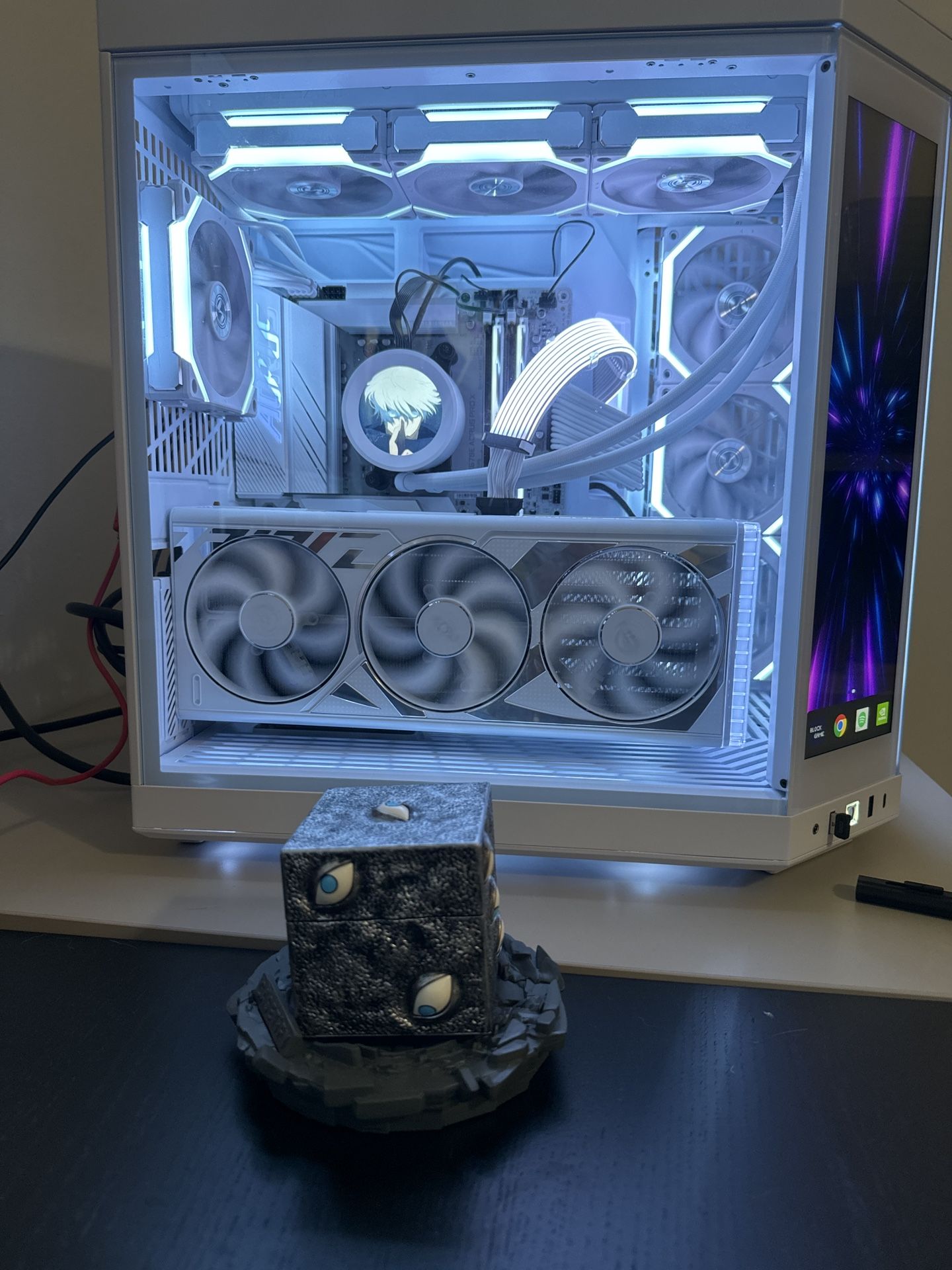 High End All White Gaming PC RTX 4090