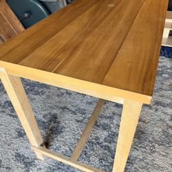 Tall wooden dining  Dining table dimensions  (L52" H36" W27")