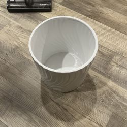 Ceramic Pot Or Trash Can 