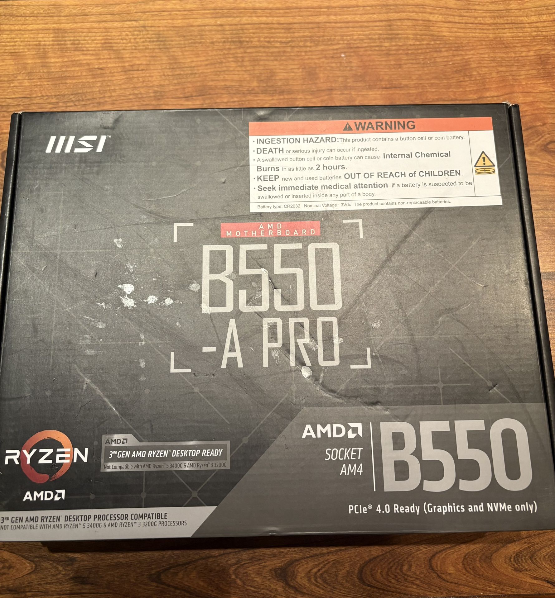 MSI B550-A Pro AMD Socket B550 AM4 Amd Motherboard