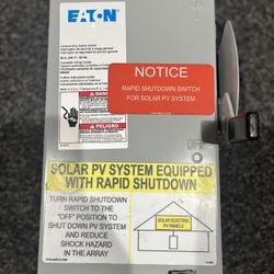 ELECTRIC • EATON • RAPID SHUT OFF -