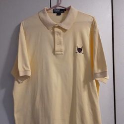 New Ralph Lauren Yellow Golf Polo Shirt