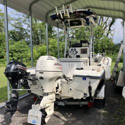 2005 SeaBoss 180CC Center Counsel Boat with 2005 Venture Trailer
