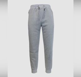 Gray Joggers Fleece Sweatpants 