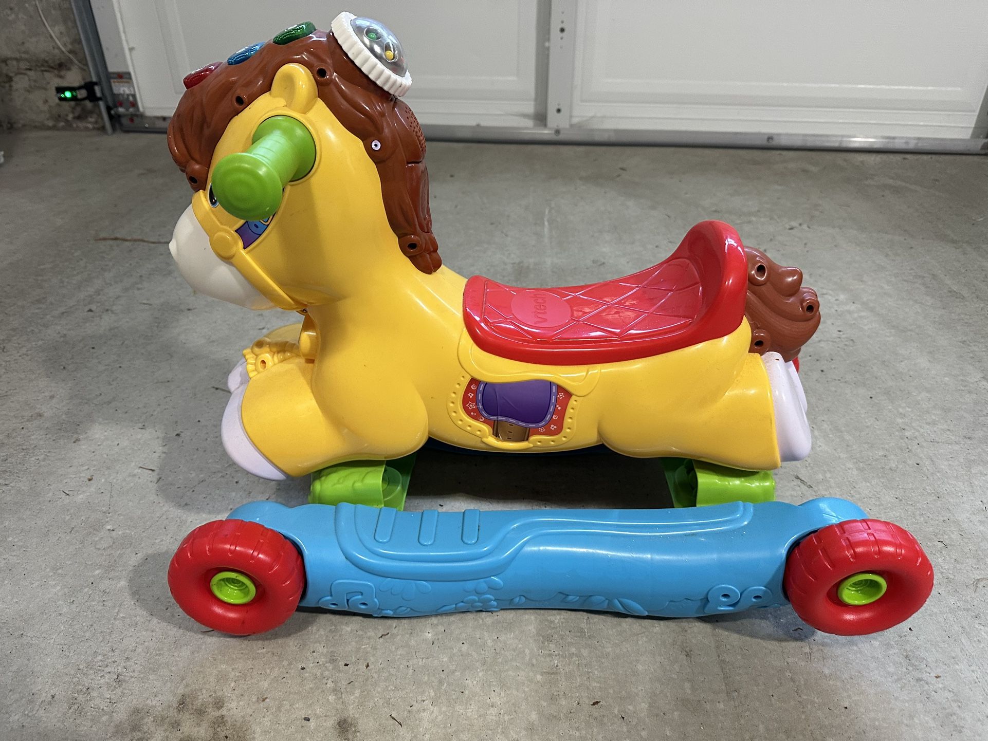 VTech Gallop and Rock Learning Pony, Yellow/Blue