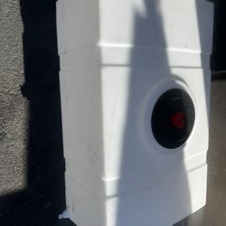 50 Gallons Flat Water tank measures 14 high, 41 long and 25 wide