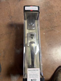 Baldwin Prestige Nautica Satin Nickel Front Door Handleset – SmartKey