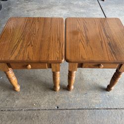 Wood End Tables