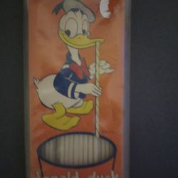 Vintage 1950's Brand New Donald Duck Paper Sunshine Straws 