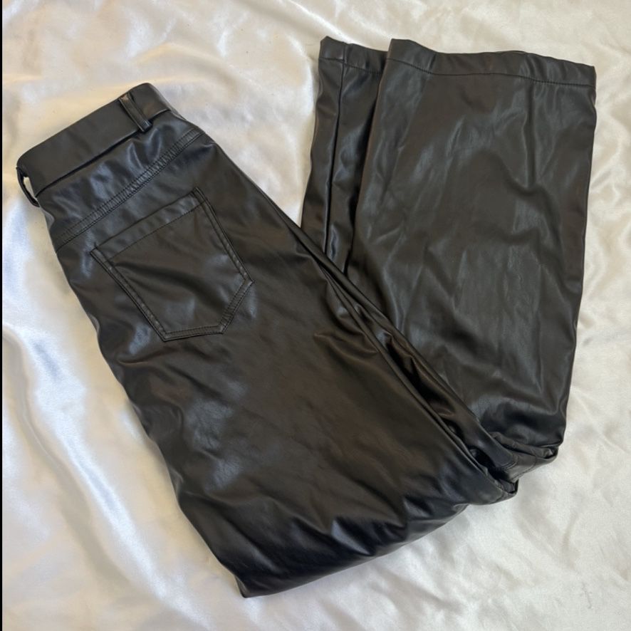 Leather Pants, Black, Small