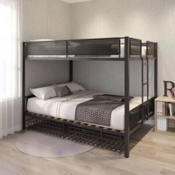 Queen Over Queen Bunk Bed 