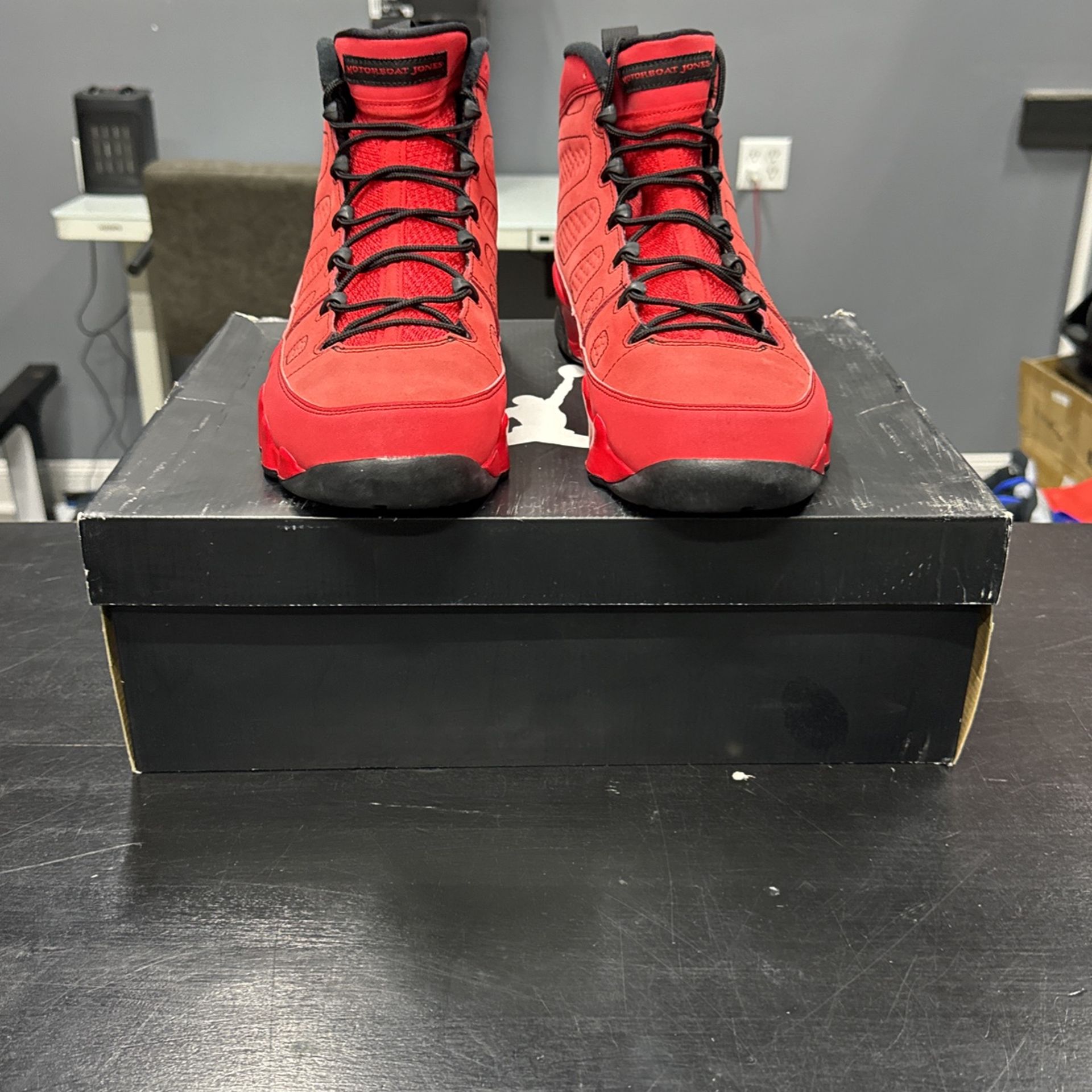 Jordan 9 Motorboat Jones Tried On Size 13