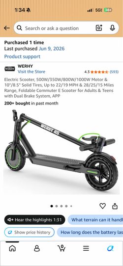Werhy H5 Electric Scooter