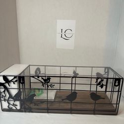 Aesthetic Room Decor bird Wall Art Floating Shelves Set of 2