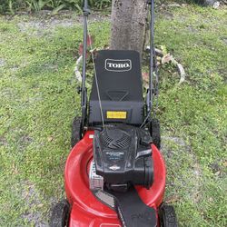 Self Propelled Larger Rear Wheel Lawn Mower LBSN Toro Recycler 22” Cut With A 6.25 HP Engine 