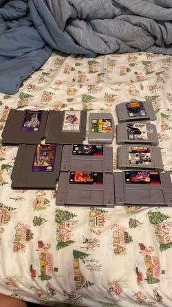 Retro Nintendo game lot