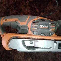 RIDGID 6.5 Amp Corded 3 in. x 18 in. Heavy-Duty Variable Speed Belt Sander 0
