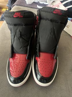 Air Jordan 1 Bred Patent Size 13