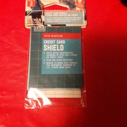 Credit Card Shields  3pk For $8