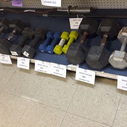 Weights $10 Each For Layaway 