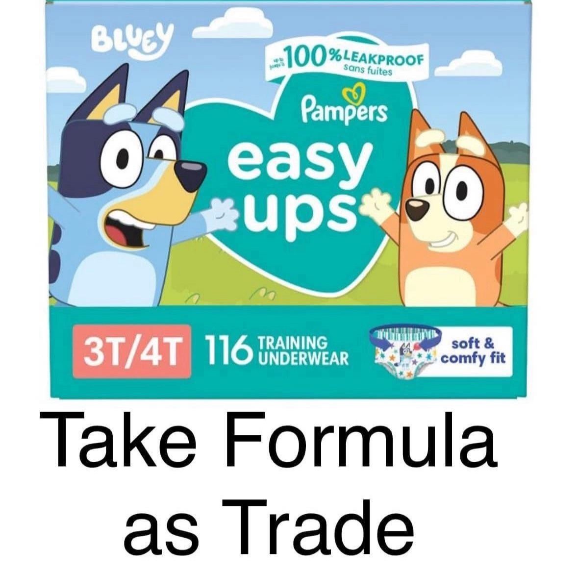 Easy Ups -Pull Up - Pampers 3/4T