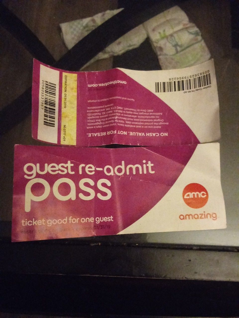 Amc / imax and imax3d ticket vouchers