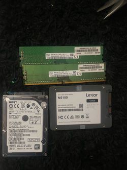 8gb ram sticks, HGST HDD 1Tb ,Lexar SSD128Gb